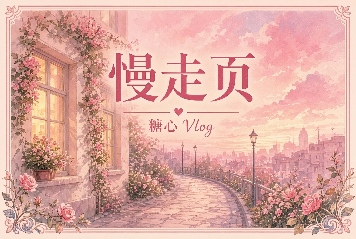 糖心Vlog 慢走与阅读方法